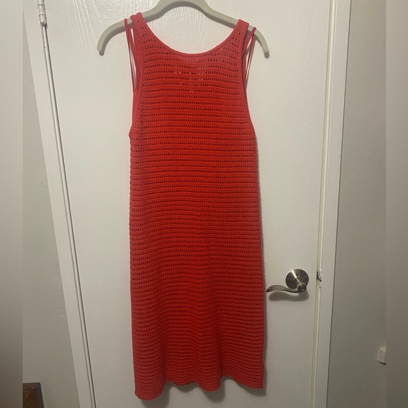 NWT Lucy Paris Red Knit Dress, Size L - Picture 2 of 7